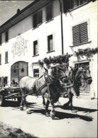 11629815 Neunkirch Bauernhof Pferdefuhrwerk Neunkirch - Autres & Non Classés