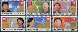 NORTH KOREA - 1993 - SET OF 6 STAMPS MNH ** - Korean World Champions - Korea, North