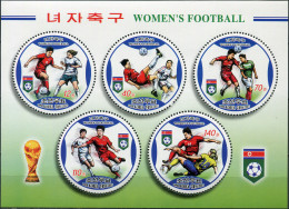 NORTH KOREA - 2007 - MINIATURE SHEET MNH ** - Football World Cup Of Women, China - Corea Del Nord