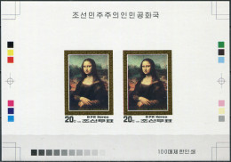 NORTH KOREA - 1986 -  PROOF MNH ** IMPERFORATED - "Mona Lisa". Leonardo Da Vinci - Corea Del Nord