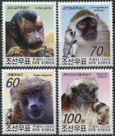 NORTH KOREA - 2004 - SET OF 4 STAMPS MNH ** - Year Of The Monkey - Korea, North