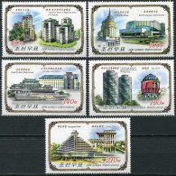 NORTH KOREA - 2012 - SET OF 5 STAMPS MNH ** - Buildings In Moscow And Pyongyang - Korea, North