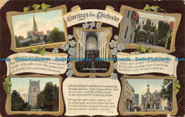 R064014 Greetings From Chichester. Multi View. A. C. Redman. 1915 - Monde