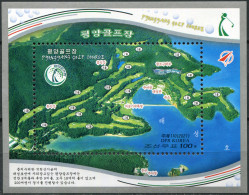 NORTH KOREA - 2021 - SOUVENIR SHEET MNH ** - Pyongyang Golf Course - Corea Del Norte