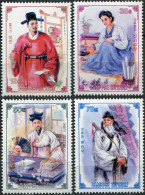 NORTH KOREA - 2011 - SET OF 4 STAMPS MNH ** - Korean Historical Personalities - Korea, North