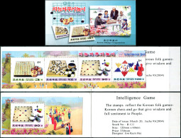 NORTH KOREA - 2004 -  STAMPPACK MNH ** - Board Games - Korea, North