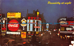 R065017 Piccadilly Circus. London. At Night. 1963 - Otros & Sin Clasificación