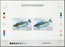 NORTH KOREA - 2008 -  PROOF MNH ** IMPERFORATED - Arctic Char (Salvelinus Malma) - Korea, North