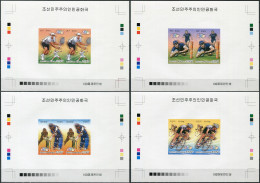 NORTH KOREA - 2013 -  SET OF 4 PROOFS MNH ** IMPERFORATED - Sport - Corea Del Nord