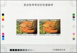 NORTH KOREA - 2003 -  PROOF MNH ** IMPERFORATED - Mushrooms. Elfvingia Applanata - Corea Del Nord