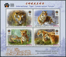 NORTH KOREA - 2022 - S/S MNH ** - Intern. Tiger Conservation Forum - Russia - Corea Del Nord