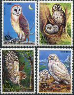 NORTH KOREA - 2006 - SET OF 4 STAMPS MNH ** - Owls - Korea, North