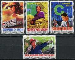 NORTH KOREA - 2019 - SET OF 4 STAMPS MNH ** - Promotion Of Economic Development - Corée Du Nord