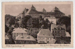 39036708 - Augustusburg Mit Schloss, Sitz Der N.S. Fuehrerschule Gau Sachsen Gelaufen Von 1934. Gute Erhaltung. - Augustusburg