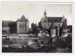 39072808 - Marienburg / Malbork Mit Hoch- U. Mittelschloss, Westseite Ungelaufen  Gute Erhaltung. - Pologne