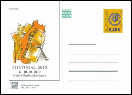 CDV 187 Slovakia Portugal 2010 - Briefmarkenausstellungen