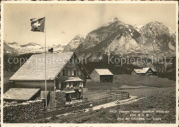 11629518 Wildhaus SG Pension Forrer Blick Auf Schafberg Und Saentis Appenzeller  - Otros & Sin Clasificación