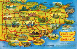 R065071 The South East Corner Of England. A Map. Elgate - Mundo