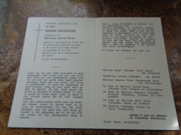 Doodsprentje/Bidprentje  ROGER LIEFOOGHE   Reningelst 1920-1976 Ieper  (Echtg J. Room) - Godsdienst & Esoterisme