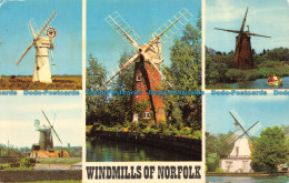 R064662 Windmills Of Norfolk. Multi View. Photo Precision. 1975 - World