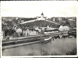 11629458 Schaffhausen SH Festung Munot Mit Badanstalt Rheinufer Schaffhausen - Altri & Non Classificati