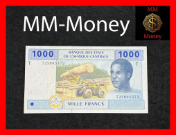 Central African States  "T"  Cong 1.000 1000 Francs 2002  P. 107 T   XF + - Zentralafrikanische Staaten