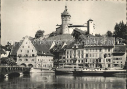 11629445 Schaffhausen SH Rheinpartie Mit Festung Munot Wahrzeichen Rheinbruecke  - Andere & Zonder Classificatie