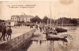 Larmor-Baden Très Animée Débarcadère Plage Grand Air Bateaux - Larmor-Plage