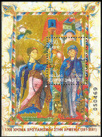 GREECE-GRECE - HELLAS 2001: Used  Mini Sheet  For Cristianianity In Armenia - Usados