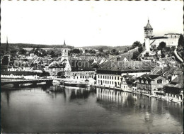 11629323 Schaffhausen SH Rheinpartie Bruecke Festung Munot Wahrzeichen Schaffhau - Sonstige & Ohne Zuordnung