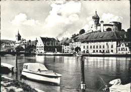 11629307 Schaffhausen SH Schifflaende Rheinbruecke Festung Munot Wahrzeichen Sch - Autres & Non Classés