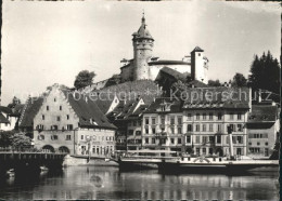 11629268 Schaffhausen SH Rheinpartie Mit Festung Munot Wahrzeichen Rheinbruecke  - Otros & Sin Clasificación