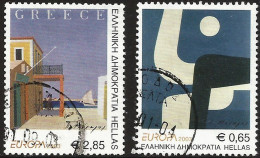 GREECE- GRECE- HELLAS 2003: EUROPA CERT- Compl. Set Used - Used Stamps