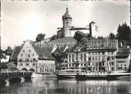 11629267 Schaffhausen SH Rheinpartie Mit Festung Munot Wahrzeichen Rheinbruecke  - Autres & Non Classés