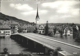 11629254 Stein Rhein Rheinbruecke Kirche Stein Am Rhein - Altri & Non Classificati