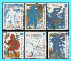GREECE- GRECE  - HELLAS 2003: 12th Isssue For  "Olympic Games Athens 2004" Complet Set Used - Gebraucht