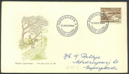 Denmark 1964, Nature, Fishing, FDC - Other & Unclassified