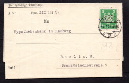 Perfins - Lochung - Perforé - Deutchland - MB - Berlin 1925 - Perforadas