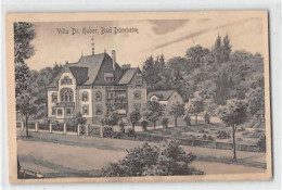 39110008 - Kuenstlerkarte Bad Duerrheim. Villa Dr. Huber Ungelaufen  Gute Erhaltung. - Villingen - Schwenningen