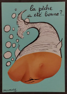 Carte Postale - La Pèche A été Bonne ?.. (montage Poisson / Seins De Femme Nue) Illustration : Lassalvy - Humour