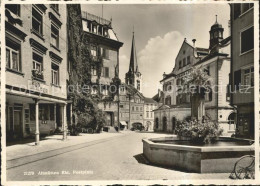 11628282 Altstaetten SG Postplatz Brunnen Altstaetten SG - Andere & Zonder Classificatie