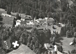 11628281 Knoblisbuehl Fliegeraufnahme Sanatorium Walenstadtberg Wappen Knoblisbu - Andere & Zonder Classificatie