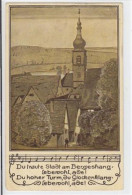 39066308 - Rothenfels Am Main, Kuenstlerkarte Mit Blick Auf Die Kirche Gelaufen, Mit Marke Und Stempel Von 1919 Kleiner - Sonstige & Ohne Zuordnung