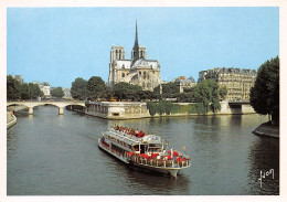 75-PARIS NOTRE DAME ET LA SEINE-N°T2545-D/0039 - Notre Dame Von Paris