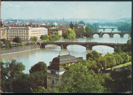 °°° 30868 - CZECH REPUBLIC - PRAHA - THE BRIDGES - 1978 With Stamps °°° - Czech Republic