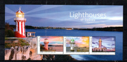 AUSTRALIE - AUSTRALIA - 2018 - B/F - M/S - SYDNEY - PHARES - LIGHTHOUSES - LEUCHTURM - - Blocks & Sheetlets