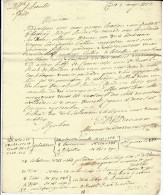 NEGOCE COMMERCE NAVIGATION  1772  DE CADIZ CADIX ESPAGNE  TEXTE  NEERLANDAIS ANDALUCIA ALTA  > Gand  BELGIQUE - ...-1850 Voorfilatelie
