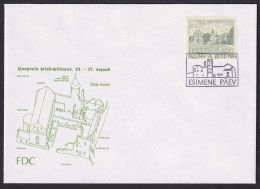 Estonia 1993, Architecture, Hapsal Church, FDC - Estonie