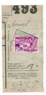 Fragment Bulletin D'expedition, Obliterations Centrale Nettes, ZOTTEGEM 3 - Used