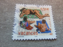 Timbre Pour Vacances - 0.50 € - 3577 - Multicolore - Oblitéré - Année 2003 - - Oblitérés